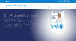 Desktop Screenshot of palmbeachneurological.com